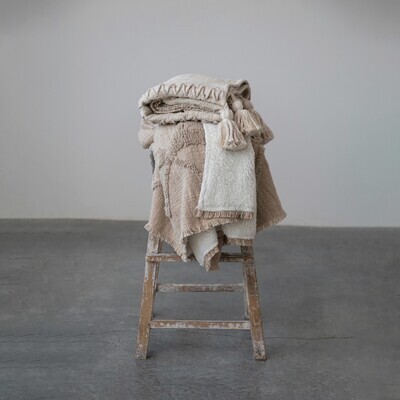 Throw Blanket, Sherpa Taupe