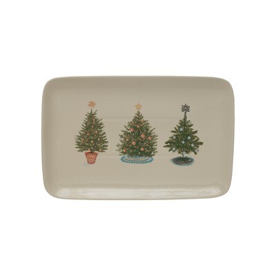 Christmas Stoneware Platter