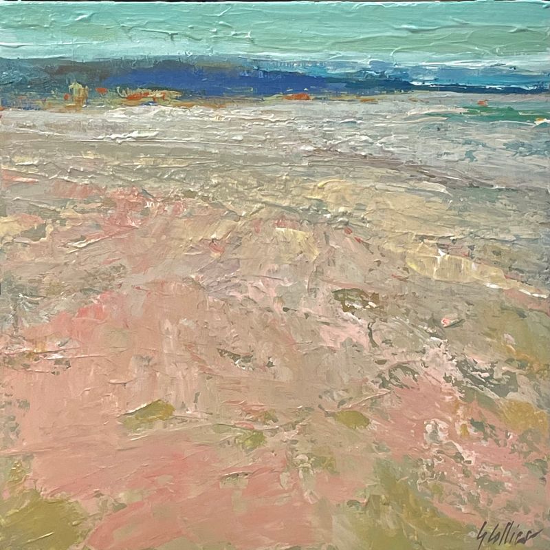 Sand Layers, 8"x8"