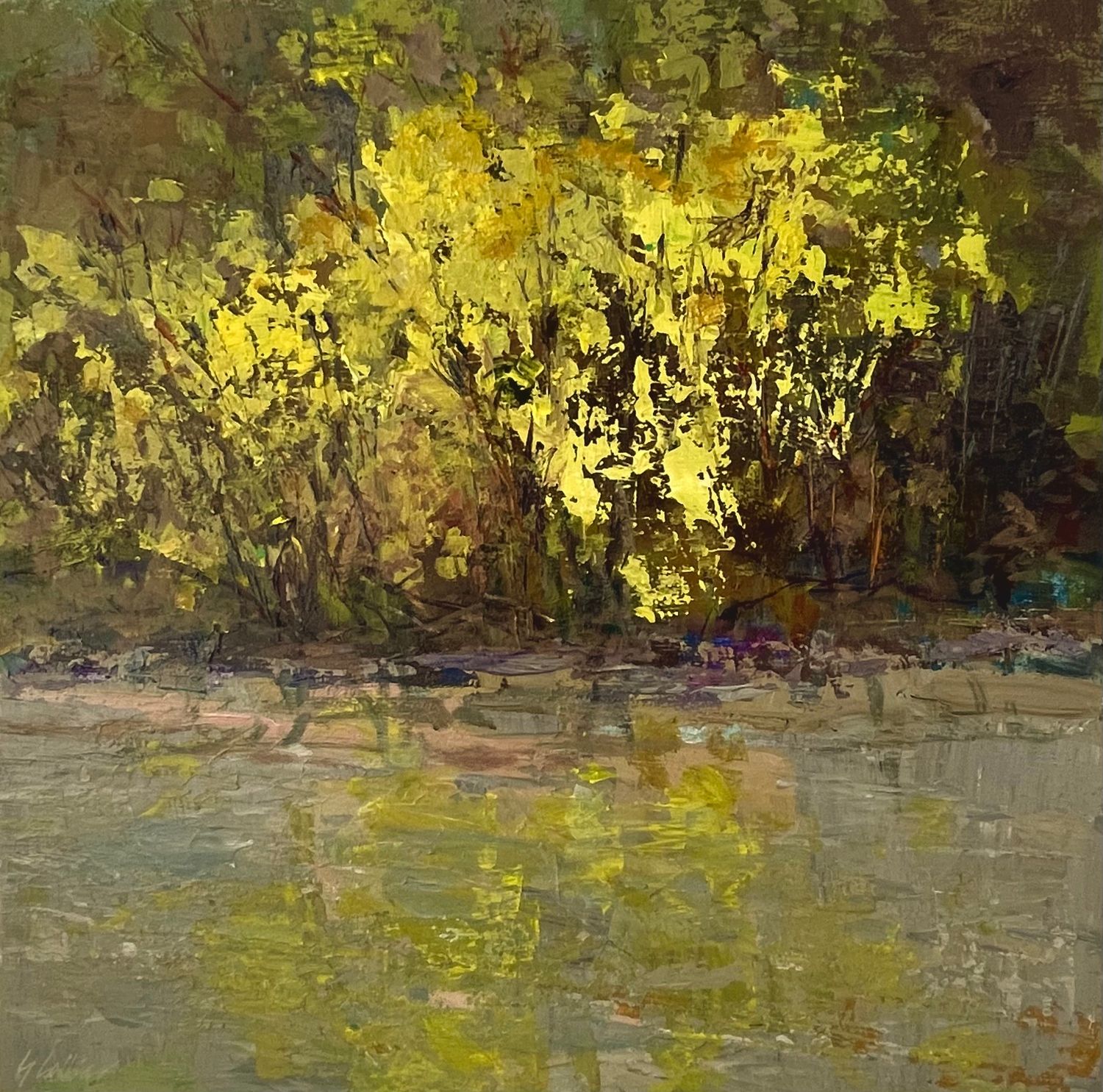 Spring Rains, 12"x12"