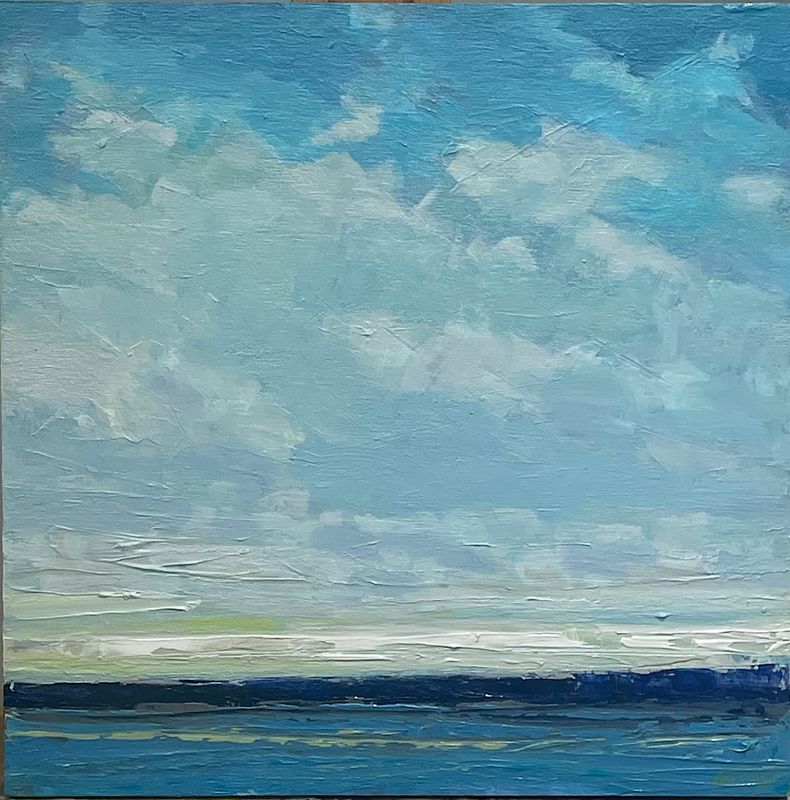 Cerulean, 10"x10"