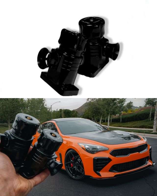Dual Adjustable Blow Off Valve Kit Kia Stinger GT | Genesis G70, G80, G90 3.3L V6