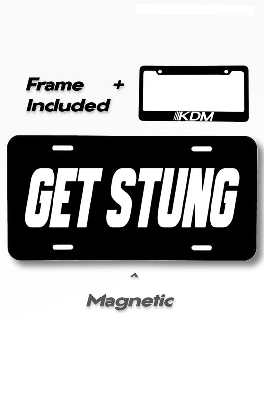 GET STUNG License Plate BUNDLE