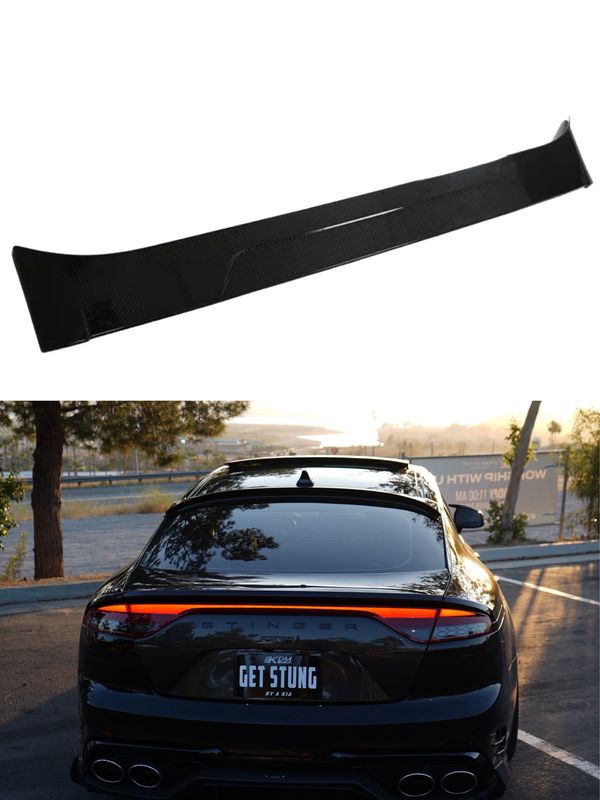 Kia Stinger - Carbon Fiber Roof Spoiler