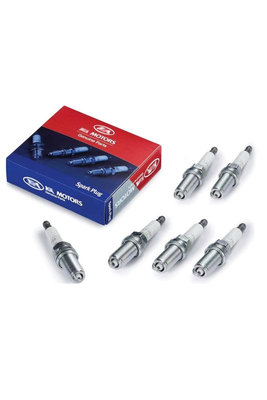 PRE GAPPED Genuine OEM 18852-09070 Spark Plug 6pcs set - KIA Stinger Hyundai Genesis G70 G80/ G90 3.3T Models