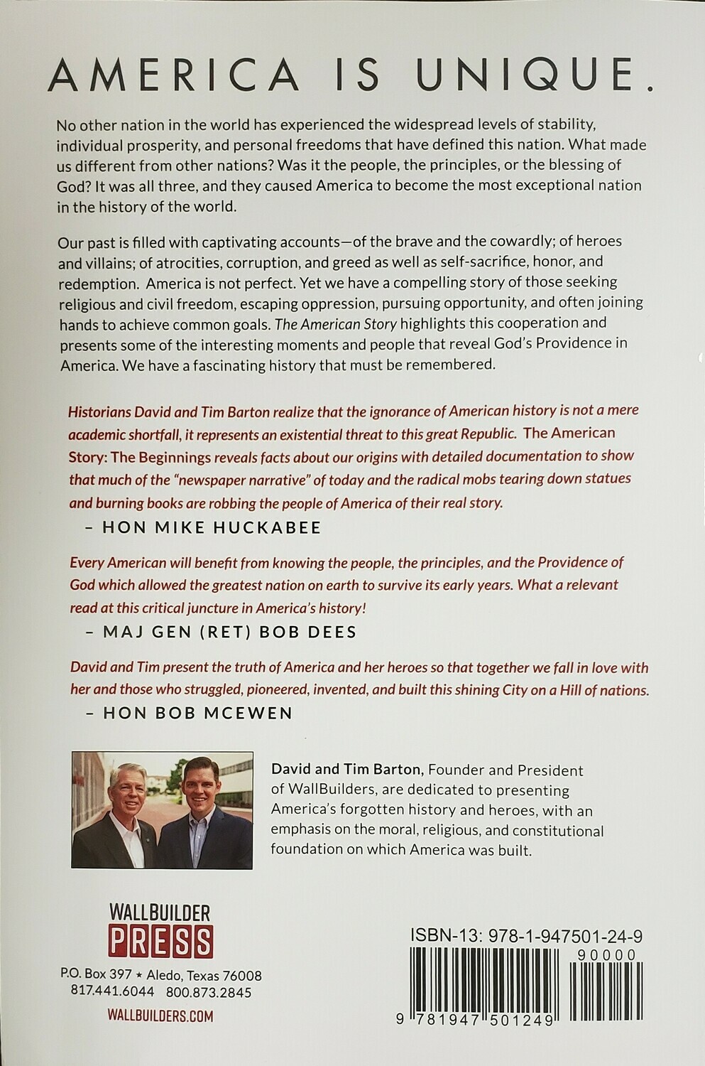 The american story the beginnings sales