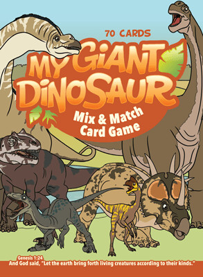 My Giant Dinosaur Mix & Match Card Game