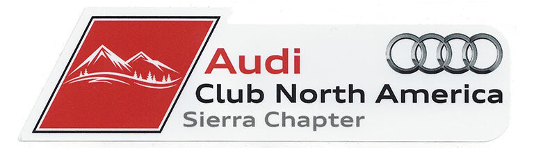 Audi Club Sierra Sticker - 7&quot;w x 2&quot;h