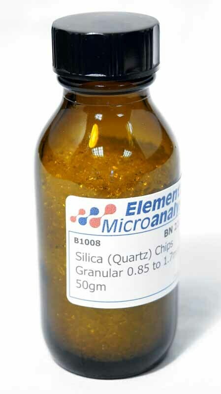 Silica (Quartz) Chips Granular 0.85-1.7mm, 50g Silica (Quartz) Chips Granular 0.85-1.7mm, 50g
