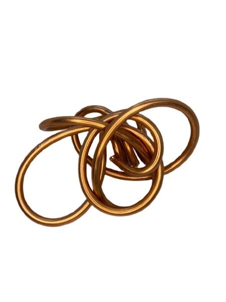 Floral Copper Wrapped Ring