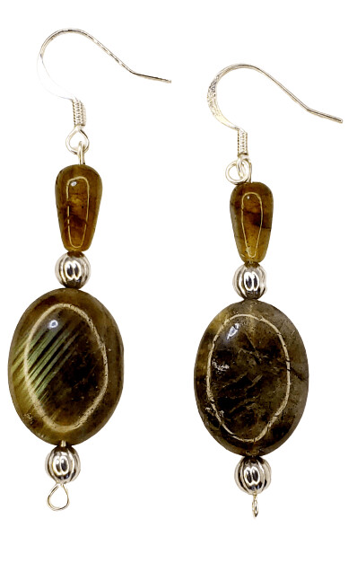 Labradorite Earrings