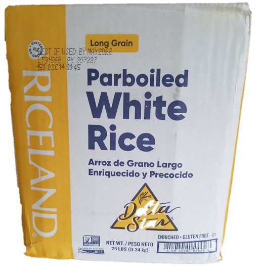 Riceland Parboiled White Rice 25lb 