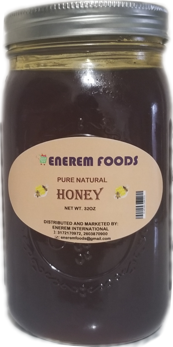 Enerem Natural Honey/ Unfiltered African Honey/ Oyin gidi 32oz