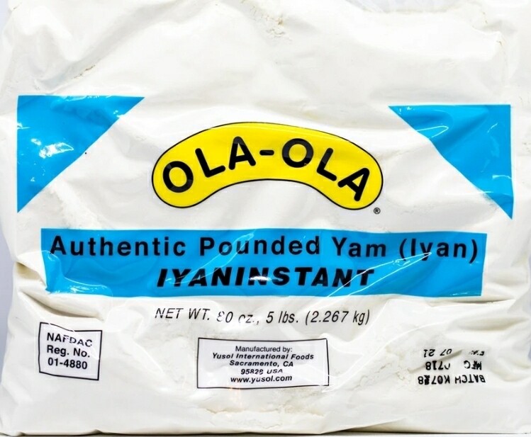 Ola-Ola Pounded Yam Flour 5lb / Poundo Yam / Iyan 