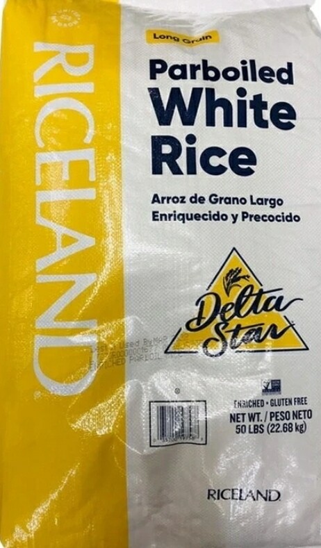 Riceland Parboiled White Rice 50lb