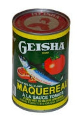 Geisha Mackerel In Tomato Sauce 156g/5.5oz (Pack of 3)