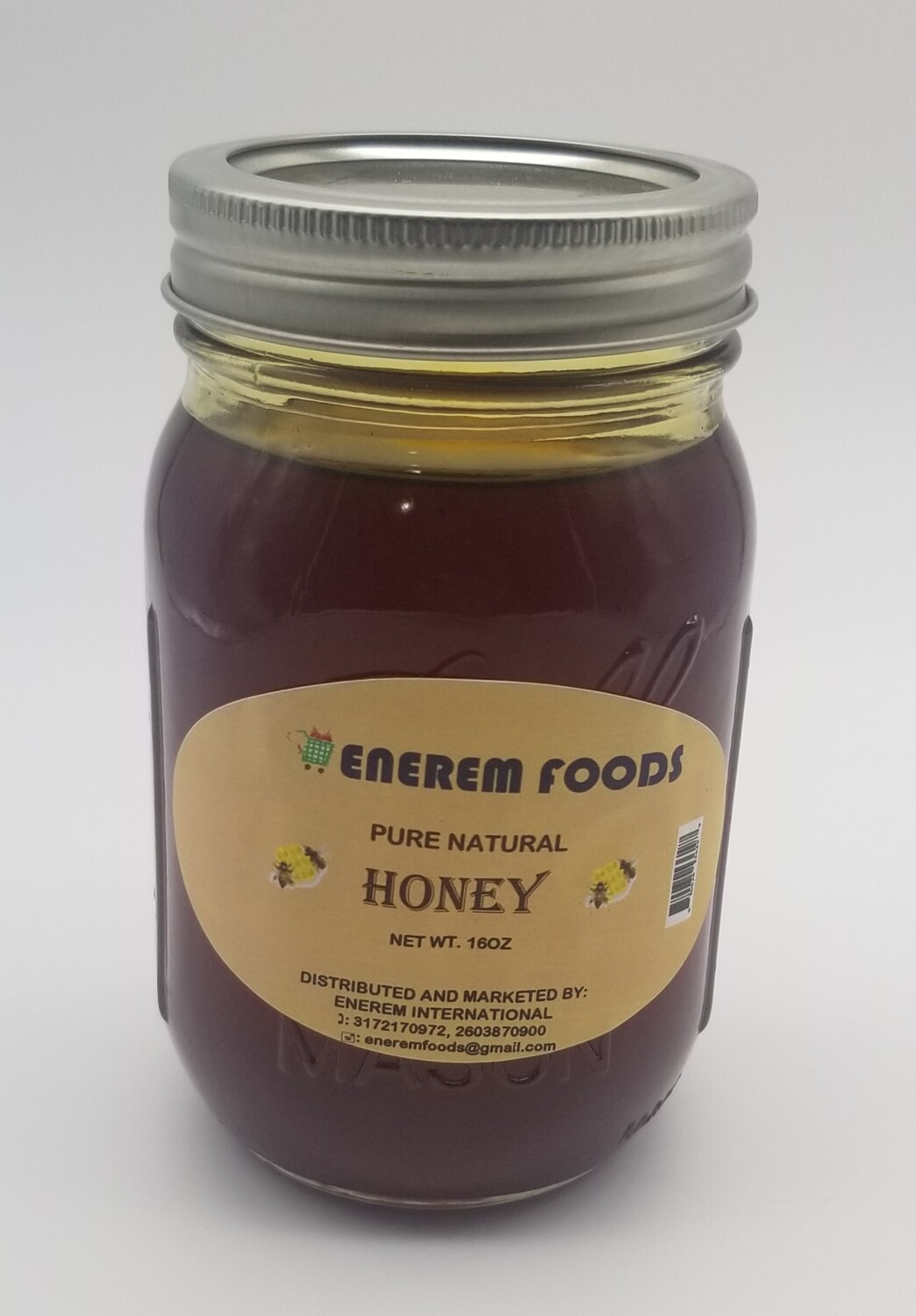 Enerem Natural Honey / Oyin Gidi / Unfiltered African Honey (16oz)
