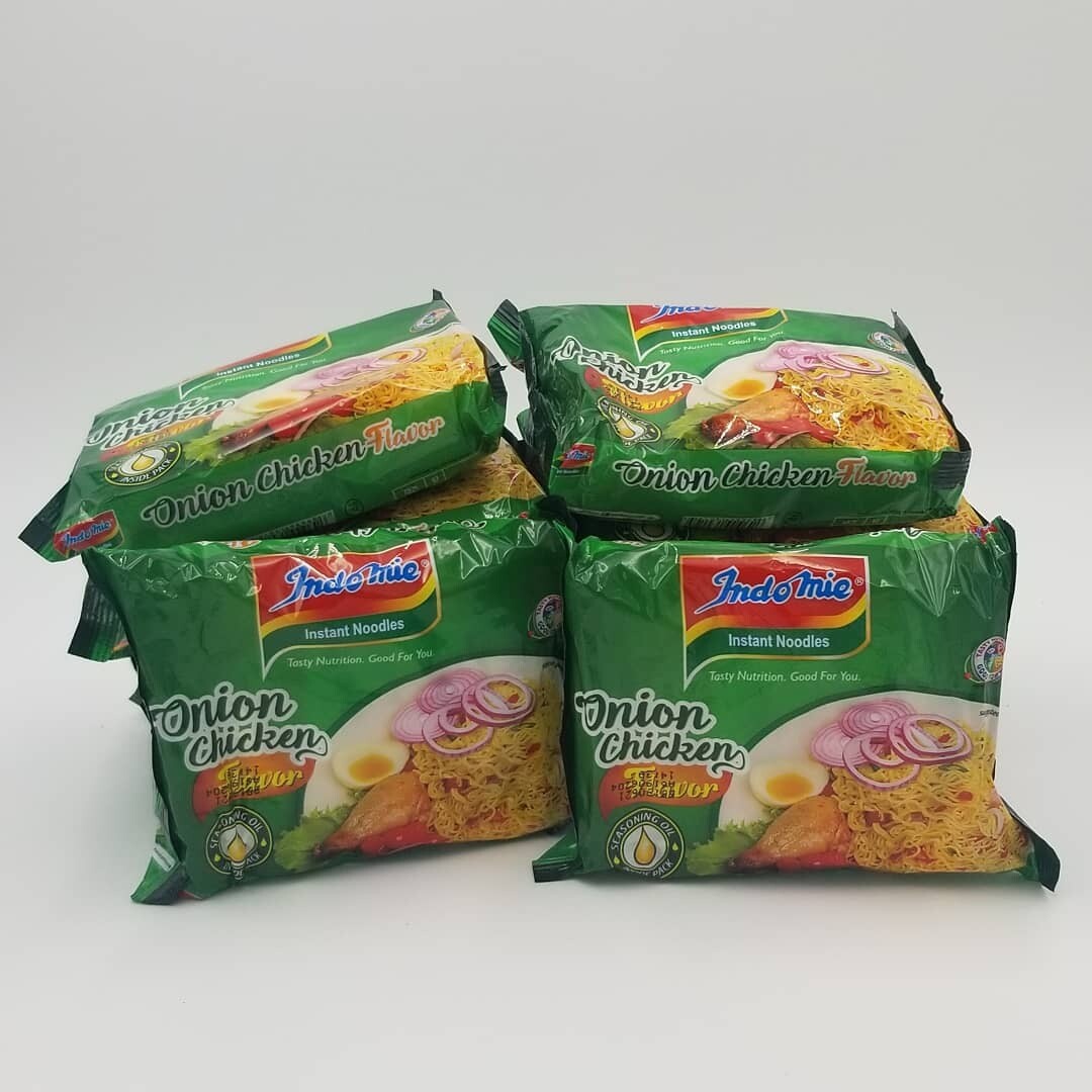 Nigerian Indomie Onion Chicken Noodles 70g Box (Pack of 40)