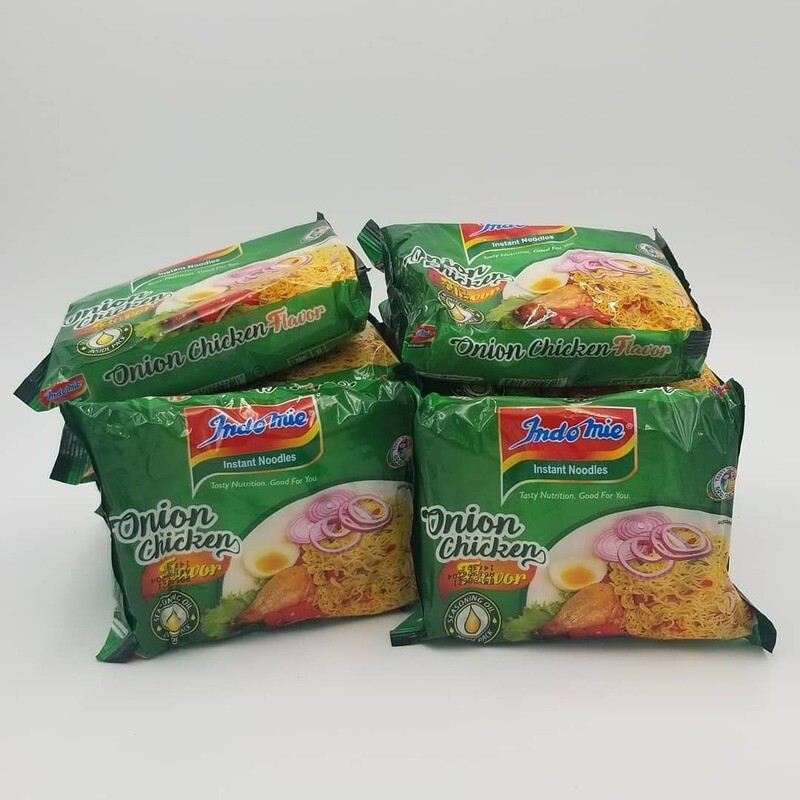 Nigerian Indomie Onion Chicken Noodles 70g Box (Pack of 40)