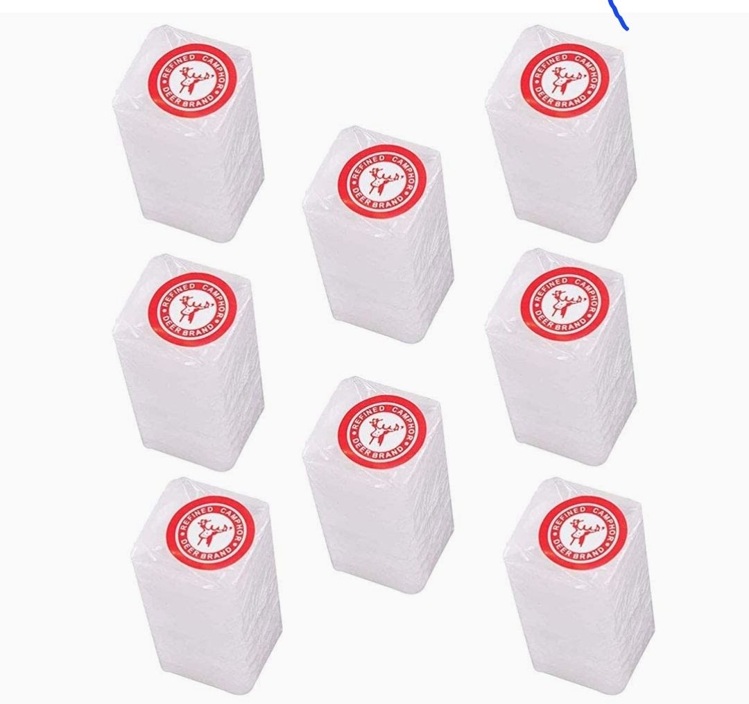 Camphor Tablets Guaranteed 100% Pure Refined Camphor (4 PACKS)