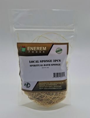 Enerem African Local Sponge 3 pcs /Kankan ibile/ Spiritual Bath Sponge
