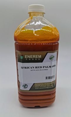 Enerem African Red Palm Oil / Epo Pupa / Nigerian Palm Oil 2 ltrs (1/2 gal)