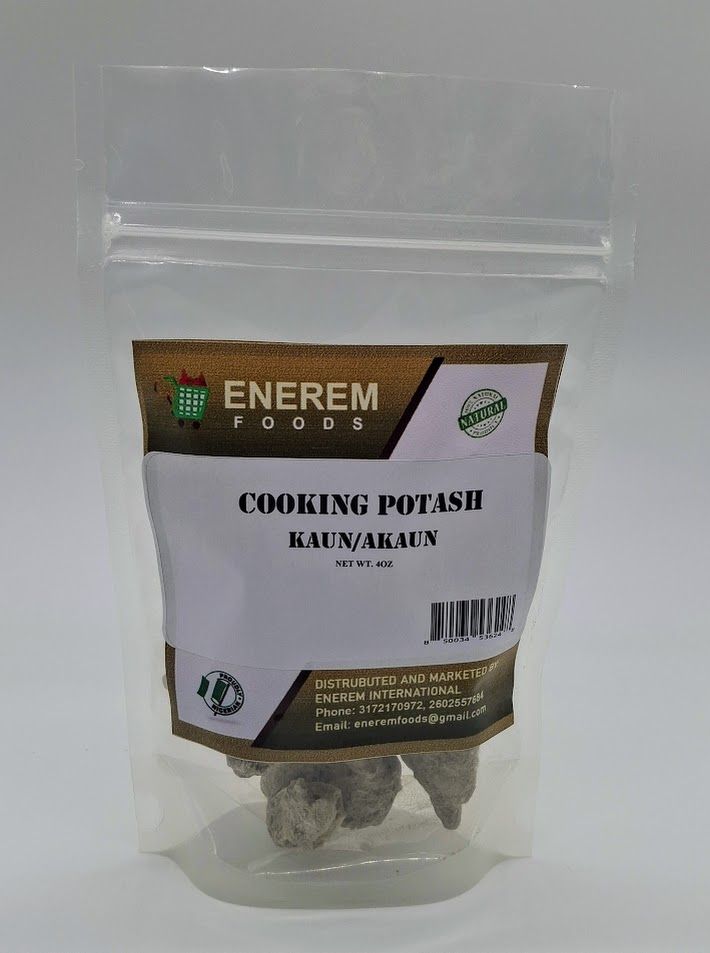 Enerem Cooking Potash / Kaun /Akauwu / Potash Rockstone (113.5grams)