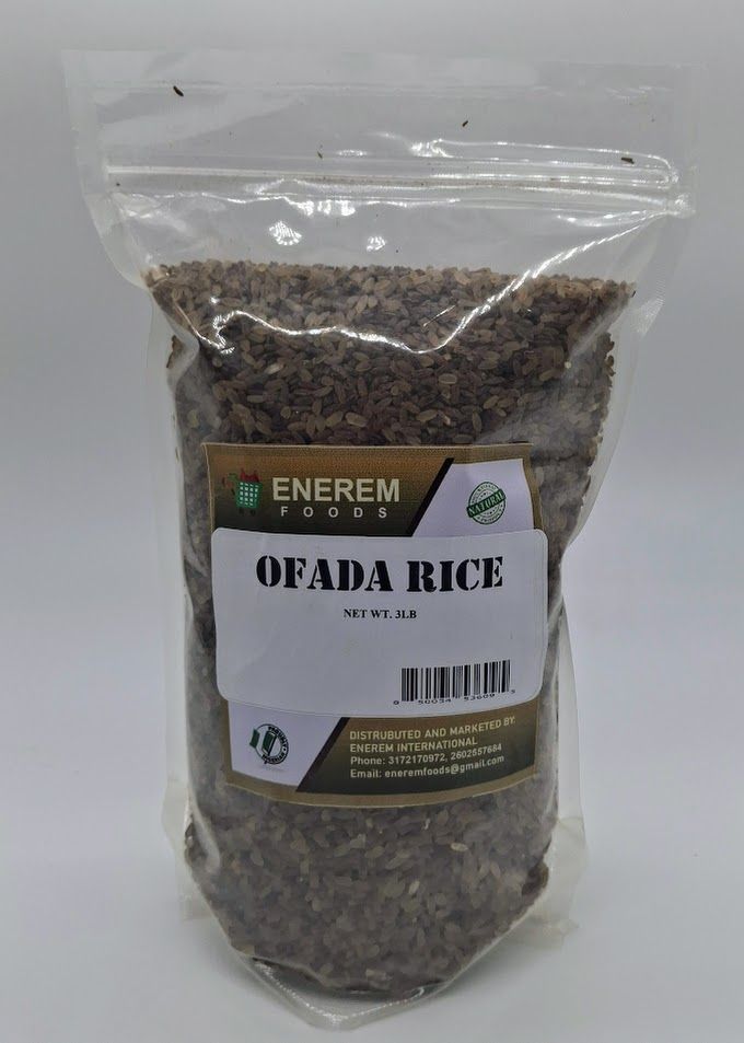Enerem Ofada Rice / African local Rice 3lb