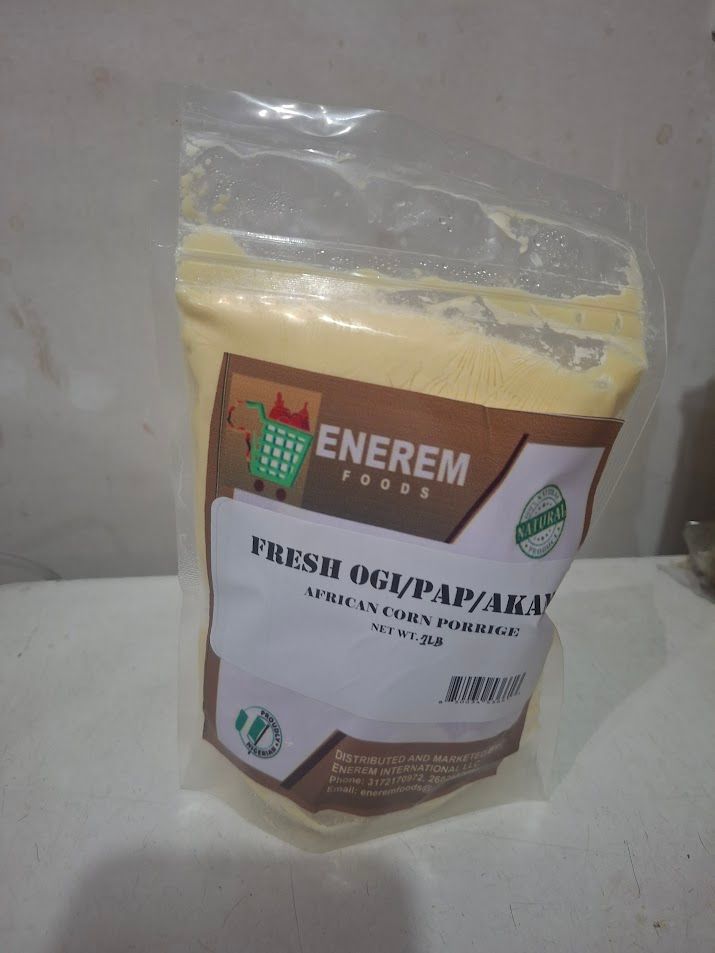 Enerem ​Fresh Raw Pap 1lb (Ogi / Akamu/ African Corn Porridge)