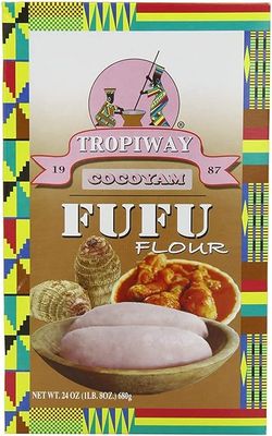 Tropiway Cocoyam Fufu Flour 24oz (680g) Pack of 2