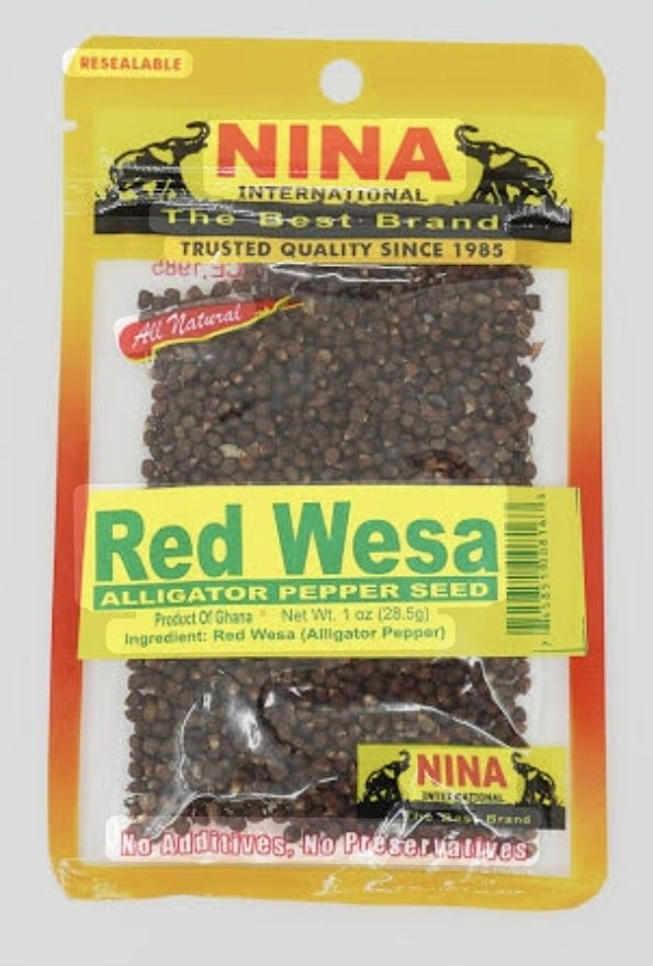 Nina Red Wesa/Wisa - Alligator Pepper Seed (1 oz)