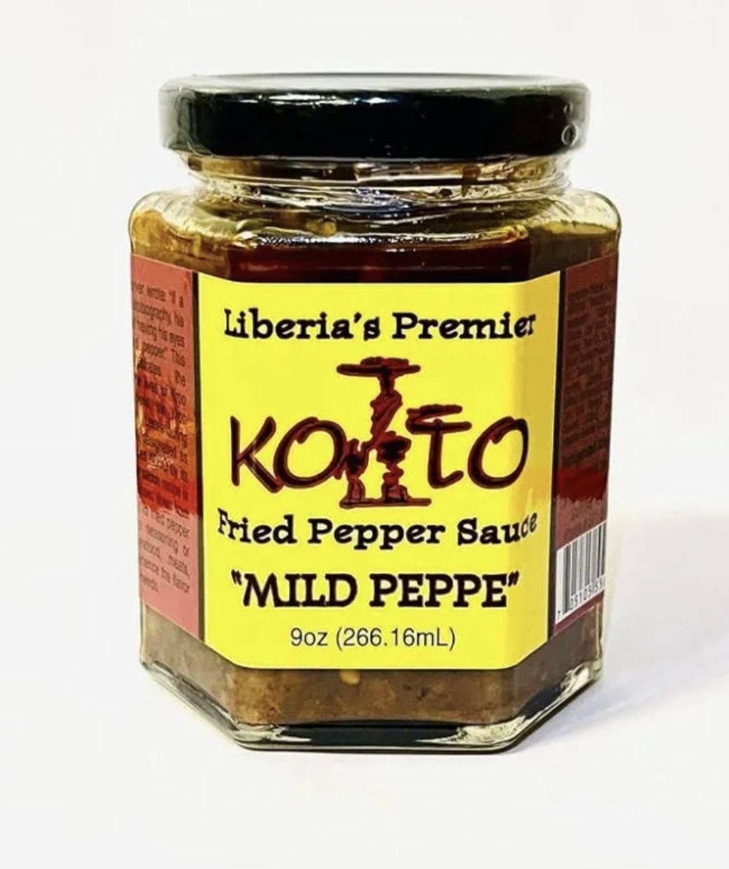Koto Fried Pepper Sauce &quot;Mild Pepper&quot; 9oz.