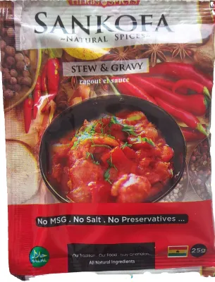 Sankofa Spice Stew &amp; Gravy 25g
