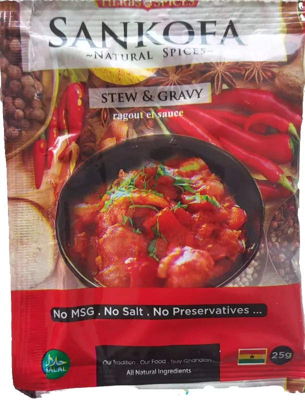 Sankofa Spice Stew &amp; Gravy 25g