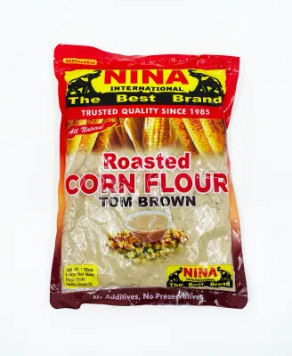 Nina Roasted Corn Flour (Tom Brown) 16oz