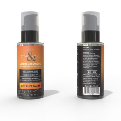 Me &amp; You Massage Oil Lust in Paradise