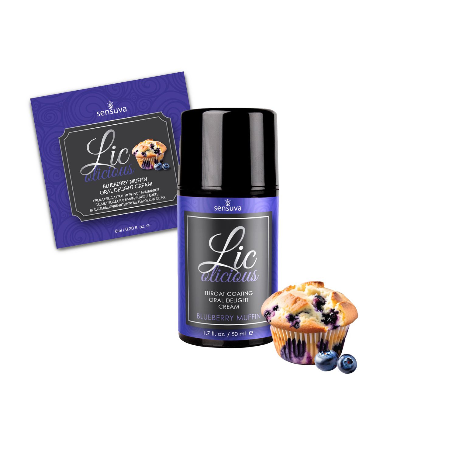 Lic-o-licious Blueberry Muffin