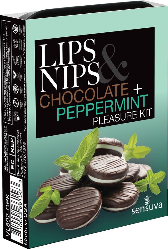 Lips &amp; Nips Chocolate and Peppermint Pleasure Kit