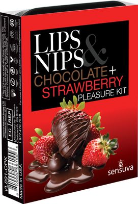 Lips &amp; Nips Chocolate and Strawberry Pleasure Kit