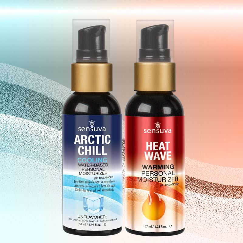 Cooling Warming 2 pack Water Based Lubes- 2oz