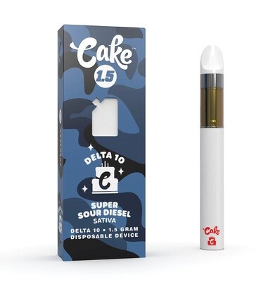 Cake THC Disposable Super Sour Diesel 1.5G