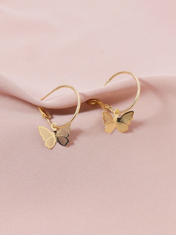Arete mariposa 