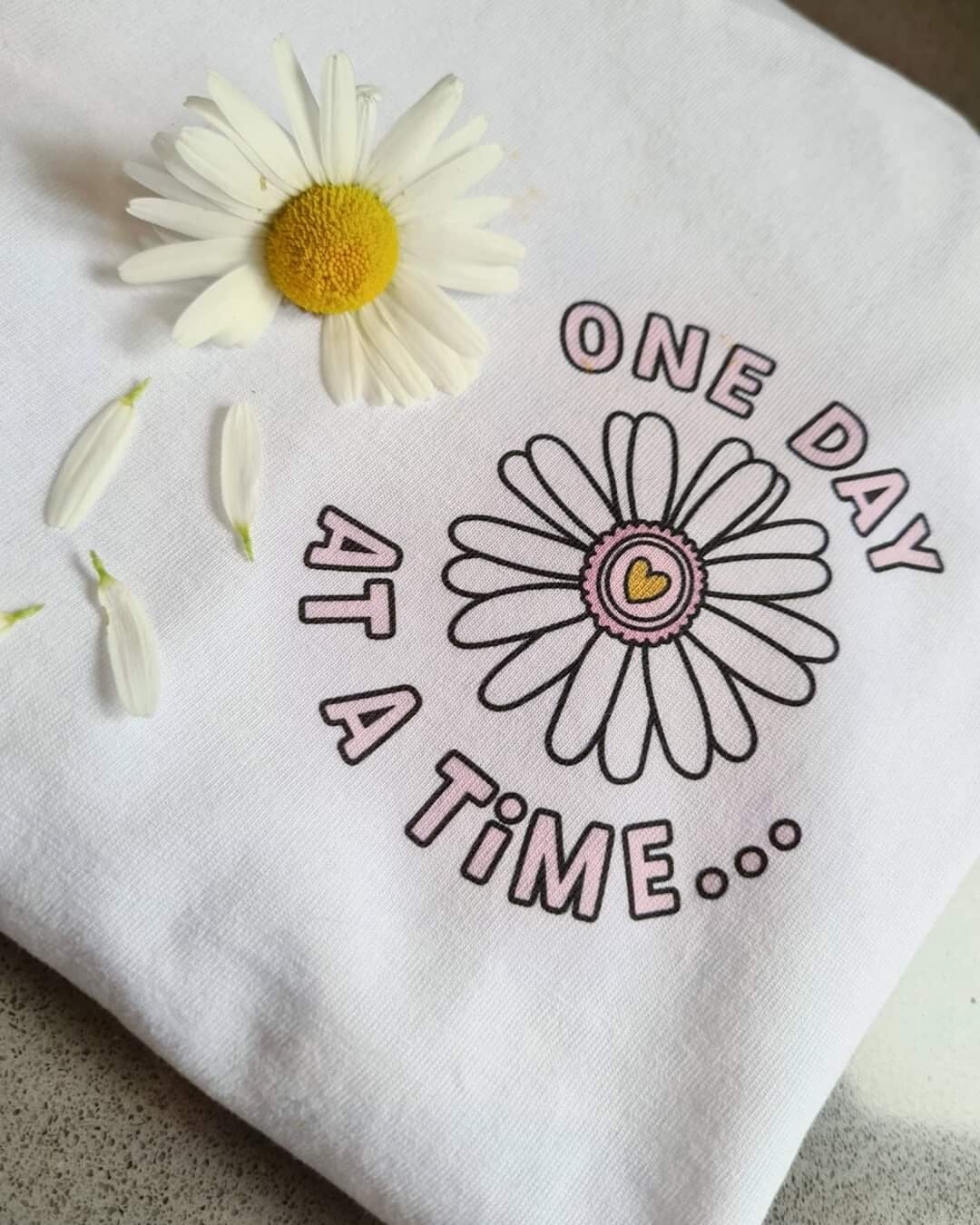 Womans T-shirt - One Day At A Time...