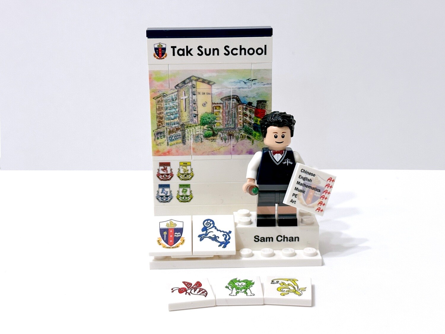 德信仔人偶套裝展示盒