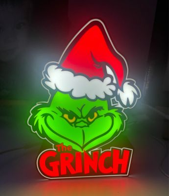 Grinch LED lightbox