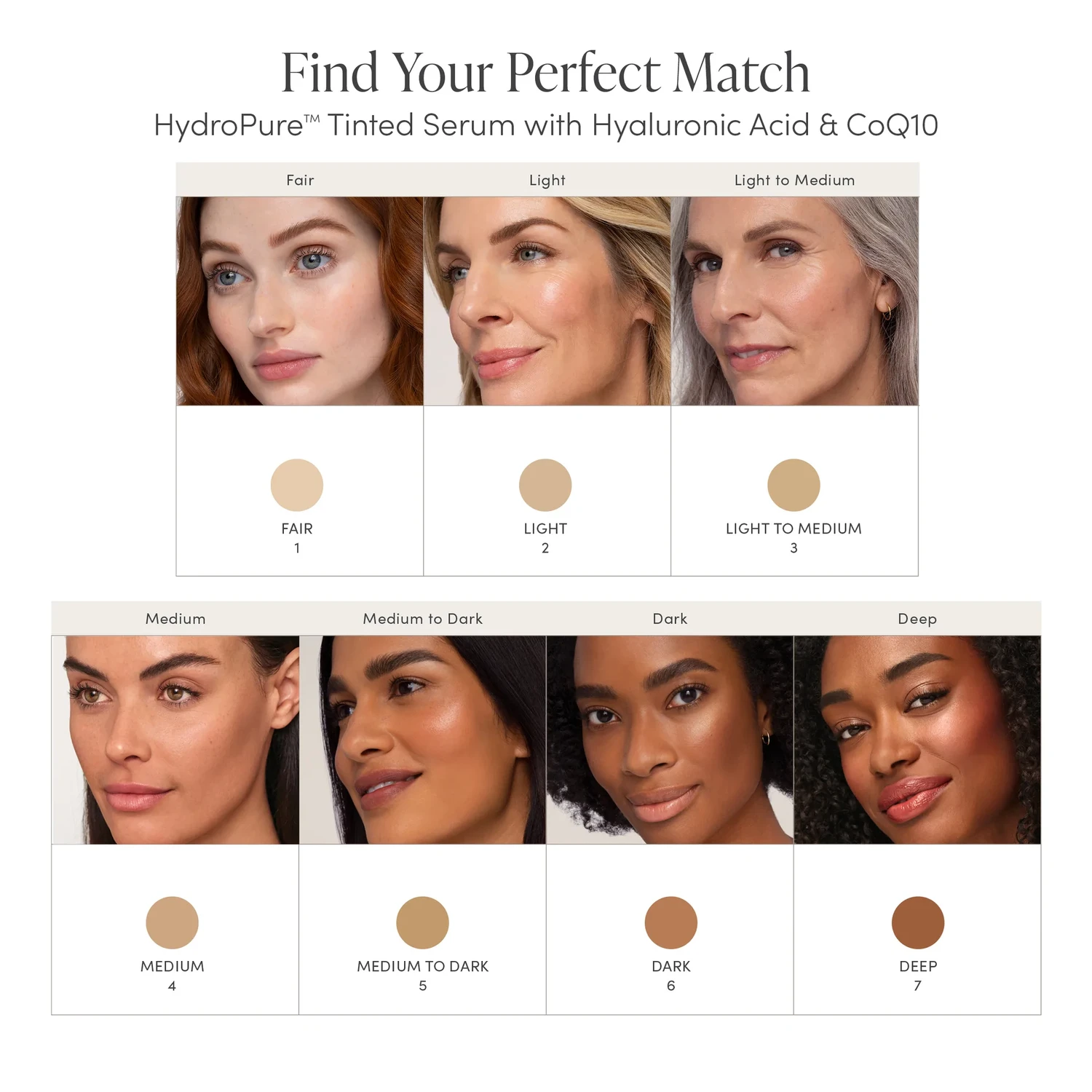 Hydropure tinted Serum, colour: Fair