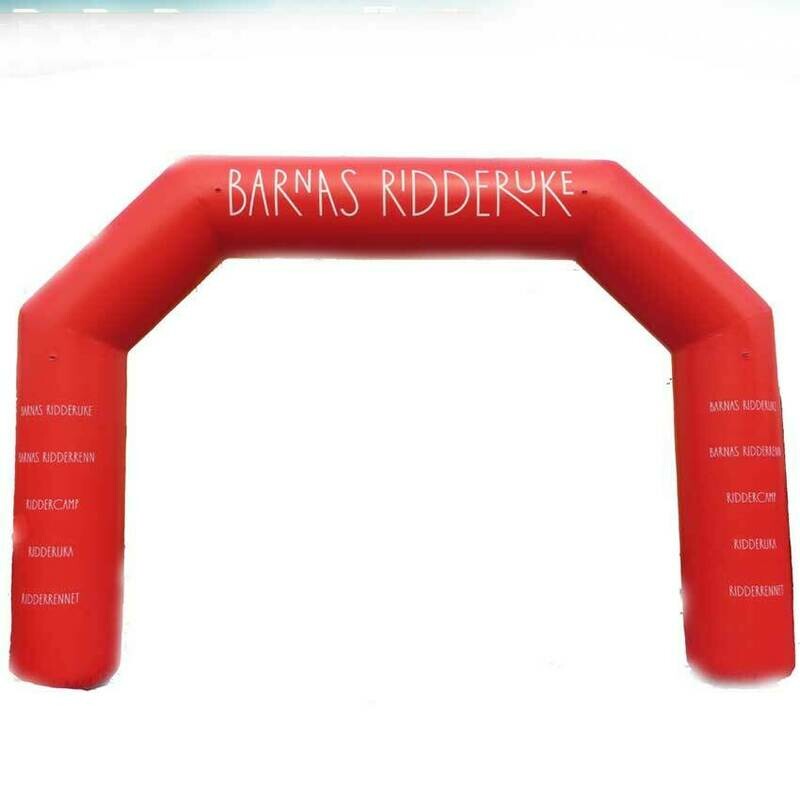 Oppblåsbar målbue
