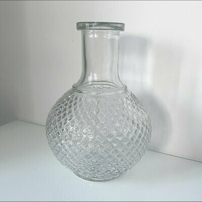 Textured onion bottle vase