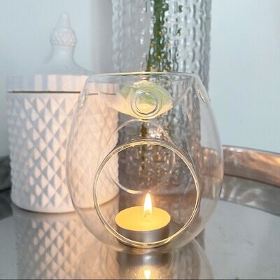 Clear glass burner