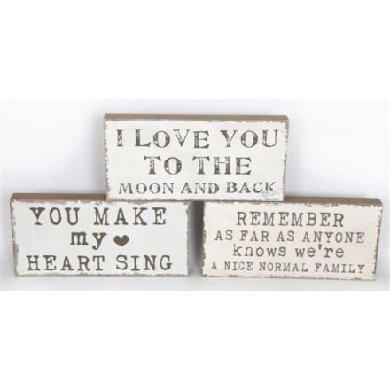 Rustic signs